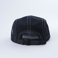 Vente en gros Chapeau en nylon de qualité supérieure Casquette de camping personnalisée à 5 panneaux avec impression de logo Casquette de camping unisexe