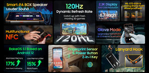 <span class=keywords><strong>Blackview</strong></span> BV930012GB + 256GB étanche 6.7 + 1.32 pouces Android 13 Helio G99 Octa Core NFC OTG 4G téléphone portable BV9300 - Product Image 6