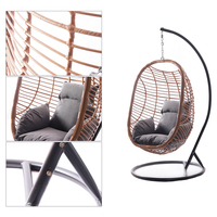 Chaise pivotante suspendue à œufs pour salon unique, nouvelle collection 2022