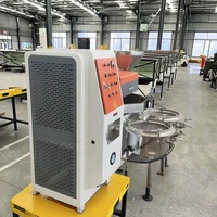 Presse à huile automatique en bois pour arachides, sésame, olives, soja - Haute capacité 20 kg/h, écologique, pour les petites entreprises