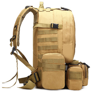 New Bag 56L 50L <b>55L</b> BP27 Old B08 Tactical Outdoor <b>Backpack</b> Waterproof 600D with Pvc Back Molle Detachable Pouch - Product Image 2