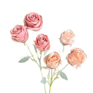 Rosas Artificiales Junheyuan, Rama Individual, Decoración para Bodas y Hogar, Arreglos Florales - Product Image 5