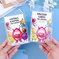 Cartes flash émotionnelles pour enfants, 32 pièces, outils d'apprentissage socio-émotionnel pour la régulation de soi, fournitures pour la maternelle et la préscolaire