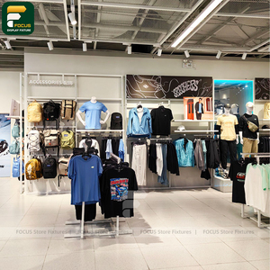 Modern Contemporary Clothing Boutique Display Rack Garment Cabinet <b>Wall</b> Shelf Checkout Counter Fixture - Product Image 3