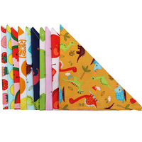 Groothandel Op Maat Bedrukte Driehoek Hond Sjaal Bandana Katoen Polyester In Meerdere Maten Pet Kleding Accessoire