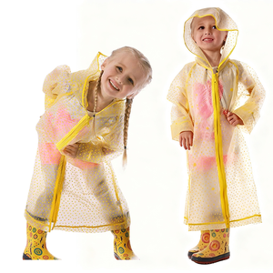Custom Printed Cartoon Cute Waterproof <strong>Rain</strong> Jacket Children <strong>Kids</strong> Soft TPU Odorless Rainwear Hooded <strong>Rain</strong> <strong>Coats</strong> for Outdoor Travel - Product Image 3