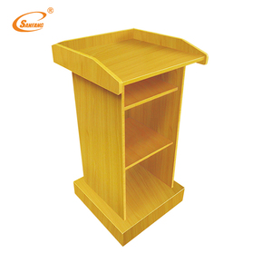 Meubles d'extérieur en bois à prix abordables : pupitre d'église, table de pupitre, podium d'école avec rangement intégré - Product Image 2