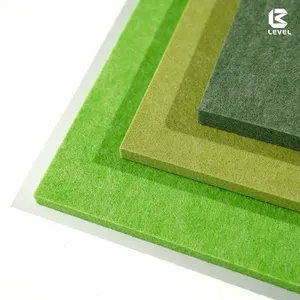 European Standard PET Sound Absorbing 100% Recyclab Material Decorative Wall Panel Acoustic Ceiling Panel