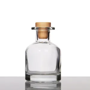 New arrival 120ml empty home scent room deco fragrance Air aroma glass reed diffuser bottle