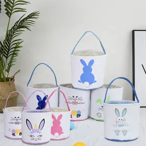 2024 Hots sale style Hunt Party Decorations Easter Bag Baskets
