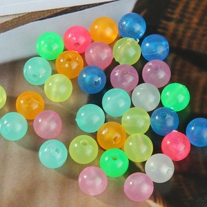 500g/Beutel Nachtleuchtende Acrylperlen für DIY Schmuckherstellung Armband Halskette Schlüsselanhänger Zubehör Handgemachte Materialien - Product Image 6