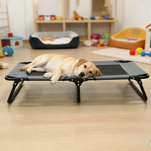 Yeni Evcil Hayvan Nefes Alabilen File Yatak Kral Boy Orta Boy Köpek Açık Hava Köpek Kamp Yatağı Katlanabilir Açık Hava Köpek Yatağı - Product Image 2