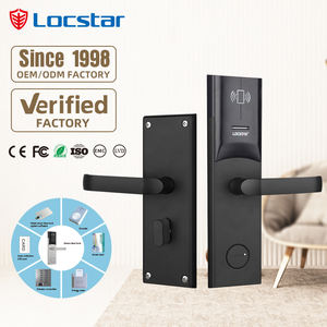 लोकस्टार इलेक्ट्रॉनिक संपर्क रहित आरफिड होटल लॉक लोकप्रिय सुरक्षा लकड़ी के दरवाजे के लिए स्मार्ट सिस्टम सॉफ्टवेयर - Product Image 1