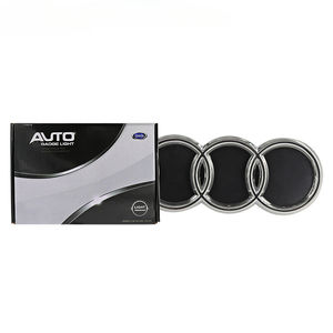 Éclairage automatique 12v blanc rouge bule couleur meilleure vente nouvelle lumière LOGO de marque d'emblème de voiture 5D LED pour une utilisation <span class=keywords><strong>Audi</strong></span> - Product Image 4