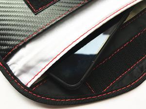 Trong Kho X-WORLD QRF-26 Sợi Carbon Điện Thoại Di Động RFID Chặn Faraday Túi, FM/BT/Đài Phát Thanh Tín Hiệu Chặn Điện Thoại Di Động Túi - Product Image 4