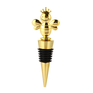 Little Bee Wine Stopper Zinc Alloy <b>Sealing</b> Bottle Stopper For Wine Preservation - Product Image 2