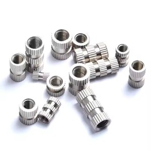Tuercas de acero inoxidable M3 M5 chapadas en zinc, inserto roscado moleteado de latón recto de aluminio M10 M12, plástico galvanizado personalizado - Product Image 3