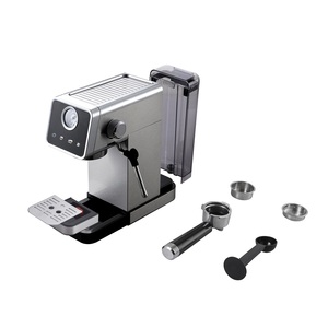 Cafetera Italiana Eléctrica Premium de Acero Inoxidable, Control Digital, 15 Bares de Presión, Estándar Europeo, Duradera <span class=keywords><strong>para</strong></span> Hotel y Hogar - Product Image 6