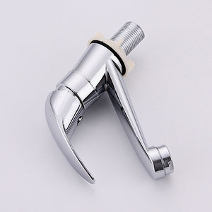 Robinet de lavabo en alliage de zinc chromé à haute brillance, finition premium, résistant à la corrosion, facile à nettoyer - Product Image 5