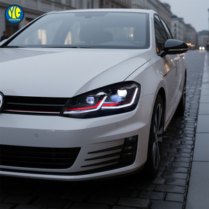 YU GUANG pour VW <span class=keywords><strong>Golf</strong></span> <span class=keywords><strong>7</strong></span> Phare LED <span class=keywords><strong>Golf</strong></span> <span class=keywords><strong>7</strong></span> MK7 Phare avant 2013 2019 Pièces automobiles Amélioration VW <span class=keywords><strong>GTI</strong></span> Mk7 MK7.5 Phare avant - Product Image 4