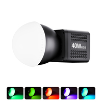 Vloglite RGB LED Video Studio Light 2500-6500K 40W Regulable Fotografía Stream Light para filmar Video Recording Game Streaming