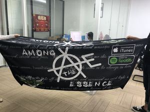 कस्टम डाई सबलिमिनेशन मुद्रित लोगो व्यापार दिखाता है वाटरप्रूफ पॉलिएस्टर फिट खिंचाव स्पैन्डेक्स टेबल कवर टेबल कपड़े - Product Image 2