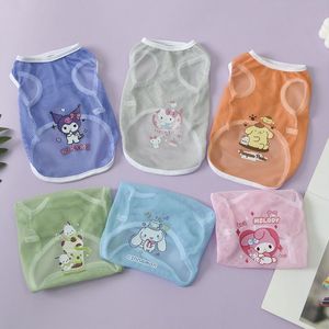 Sanrio – gilets en maille pour animaux de compagnie, vêtements d'été frais pour chats et chiens, design de dessin animé, taille moyenne et grande - Product Image 1