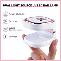 Mini lampe UV LED avec câble USB, longueur d'onde de 365 nm, pour usage domestique, sécheuse à ongles en gel, lumière de durcissement, design portable, garantie 1 an