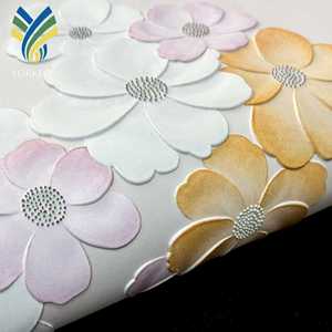 <span class=keywords><strong>Papier</strong></span> <span class=keywords><strong>peint</strong></span> mural floral personnalisé pour la décoration de la maison, PVC vinyle, tissu non tissé, 3D 16D, <span class=keywords><strong>papier</strong></span> <span class=keywords><strong>peint</strong></span> mural - Product Image 2