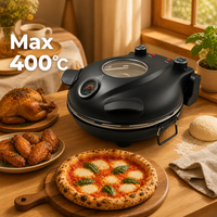 Home Nouveau four à pizza électrique facile à nettoyer avec pièces d'outils Machine à pizza