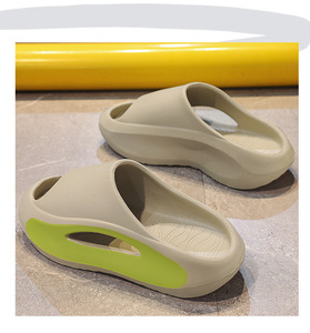Sandalias de Playa para Hombre, Diseño Abierto, Modernas, de EVA Pintado, Suela Suave, Estilo Coco - Product Image 6