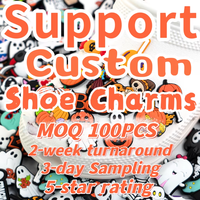 Breloques sabots de chaussures personnalisées en gros Breloques sabots de chaussures personnalisés en PVC LOGO Décorations de chaussures sabots