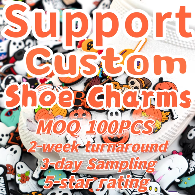 Personalized Cartoon Clog Charms Wholesale Custom Cartoon Shoe Charms Custom Clog PVC LOGO Shoe Decorations Clog Charms