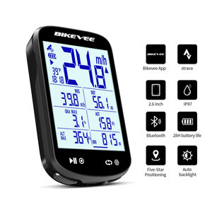 Computadora para Bicicleta con GPS Bikevee, Pantalla de Vidrio de 2.6 Pulgadas, ANT+ con Aplicación para Ciclismo de Alto Rendimiento - Product Image 3