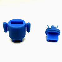 Precio barato Android Robot Pu juguete de espuma, logotipo personalizado en forma de bola antiestrés Robot