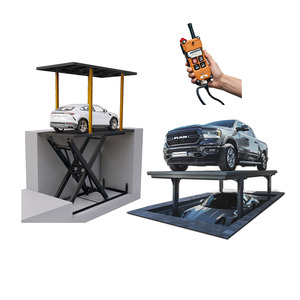 Plataforma elevadora <span class=keywords><strong>de</strong></span> tijera para vehículos hidráulicos CE para garaje sótano <span class=keywords><strong>de</strong></span> casa familiar en pozo, elevador <span class=keywords><strong>de</strong></span> tijera oculto para coche subterráneo - Product Image 1