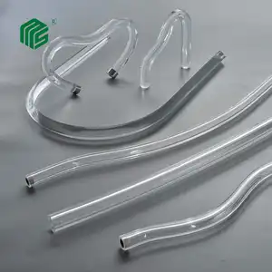 Tubos acrílicos flexibles de plástico extruido