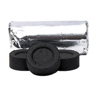 Hongqiang 33Mm/40Mm/50Mm Handgemaakte Al Folie Instant Licht Arab Shisha Houtskool Waterpijp Houtskool