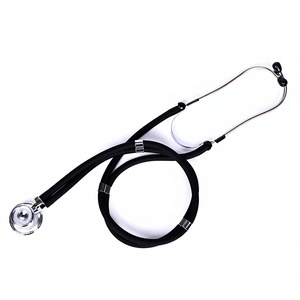 Estetoscopio Médico <span class=keywords><strong>de</strong></span> Doble Cabeza <span class=keywords><strong>de</strong></span> Acero Inoxidable para Médicos, Enfermeras, Estudiantes, Cardiología Pediátrica, Monitoreo del Corazón Fetal, Uso Doméstico - Product Image 1