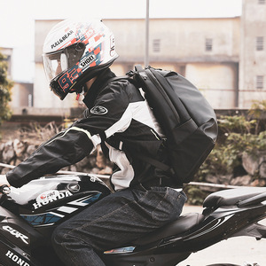 Waterproof Motorbike Backpack Riding Motorcycle Backpack Helmet Storage Outdoor Activities-Versatile Student School Laptop Bag - Product Image 3