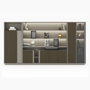 Hiện đại sang trọng bằng gỗ Tủ hồ sơ & Tủ Sách kết hợp nội thất văn phòng trực tiếp từ nhà máy cho văn phòng nhà & khách sạn - Product Image 2