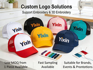 <span class=keywords><strong>Gorra</strong></span> <span class=keywords><strong>Trucker</strong></span> de 5 Paneles con Logotipo Bordado Personalizado, Combinación de Colores, Algodón Puro, Parte Superior Rígida, Deportiva, Unisex - Product Image 5