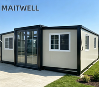 Maison Extensible Luxe en Promotion 20ft 40ft Conteneur Extensible Maison Préfabriquée Villa Pliante Mobile Maisons Modulaires Mini-Maisons
