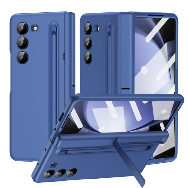 Hot Selling for Samsung Z Fold6 Fold5 Mobile Phone Case Stand Case Film Full Cover Protective Cover for Samsung Z Fold 3 Fold4
