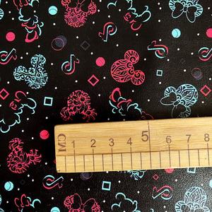 جودة عالية لطيف آذان ميكي مصمم PVC القوس النسيج مخصص واضح الفينيل ديي اليد حقيبة الأحذية المواد الأثاث الزخرفية - Product Image 3