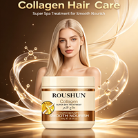 ROUSHUN Soin Capillaire au Collagène Spa : Crème Réparatrice, Nourrissante et Lissante pour Cheveux Abîmés