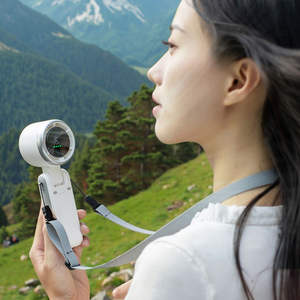 Ventilador de Cuello USB Plegable, Recargable, con Enrollador, HVLS, Personalizado, con 5 Velocidades, 4-6 Horas de Duración, para Uso Doméstico, en el Automóvil y al Aire Libre - Product Image 3