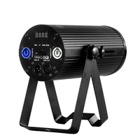 Projecteur professionnel 60W LED RGBW 4-en-1 Pinspot à zoom manuel, effet beam wash, contrôle DMX512, pour parcs à thème et scènes