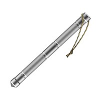 Mini bâton multifonctionnel pour l'extérieur Bâton d'autodéfense avec couteau et fourchette Outil de survie pour le camping Bâton pliant pour la randonnée