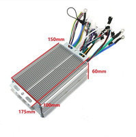 2pcs 13 Inch 45 Km/h 48V 1000W Single Shaft Brushless Gearless Hub Motor Wheel With Dual Drive Controller for Light EV Go-Kart